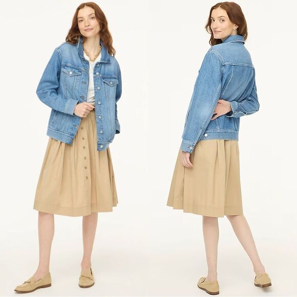 J. Crew Factory Jackets & Blazers - NWT J CREW Factory Relaxed denim jacket